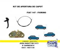 KIT APERTURA DE CAPOT FIAT 147 - FIORINO