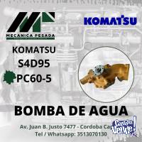 BOMBA DE AGUA KOMATSU S4D95 PC60-5