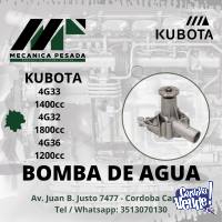BOMBA DE AGUA KUBOTA 4G33 1400cc 4G32 1800cc 4G36 1200cc