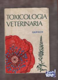 TOXICOLOGIA VETERINARIA   R.J.Garner 3ª edicion  $2700