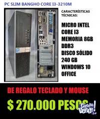 PC BANGHO SLIM EXCELENTE ESTADO - CORE I3 - OFERTA!