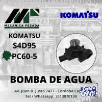 BOMBA DE AGUA KOMATSU S4D95 PC60-5