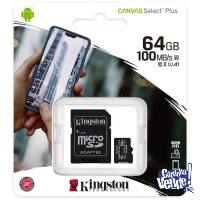 Memoria MicroSDHC Kingston Canvas Select Plus 64GB Clase 10