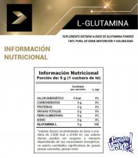 L - Glutamina 300 Gr. Body Advance. Recuperación Muscular