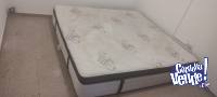 colchón con pillow king 2mtsx2mts usado en buenas condicion