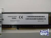 Memoria Ram 4GB Ddr4 2666 Corsair Cmv4gx4m1a2666c18