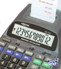 Calculadora con impresor papel Ticket Exactus ER 100