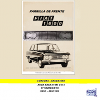 PARRILLA FRENTE FIAT 1600