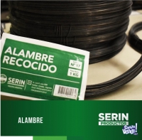 Alambre liso Recocido N° 16 x 1kg (Consulte por pack de 10kg o más)