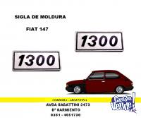 SIGLA DE MOLDURA FIAT 147 1300