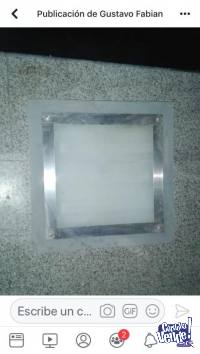 Plafon de vidrio de 60 cm por 60 cm esmerilado/  SON DOS PLAFONES