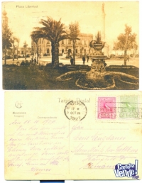 Tarjetas postales Uruguay antiguas 1928